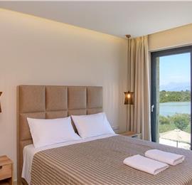  3 bedroom stone villa with pool & seaview, near Acharavi, sleeps 6